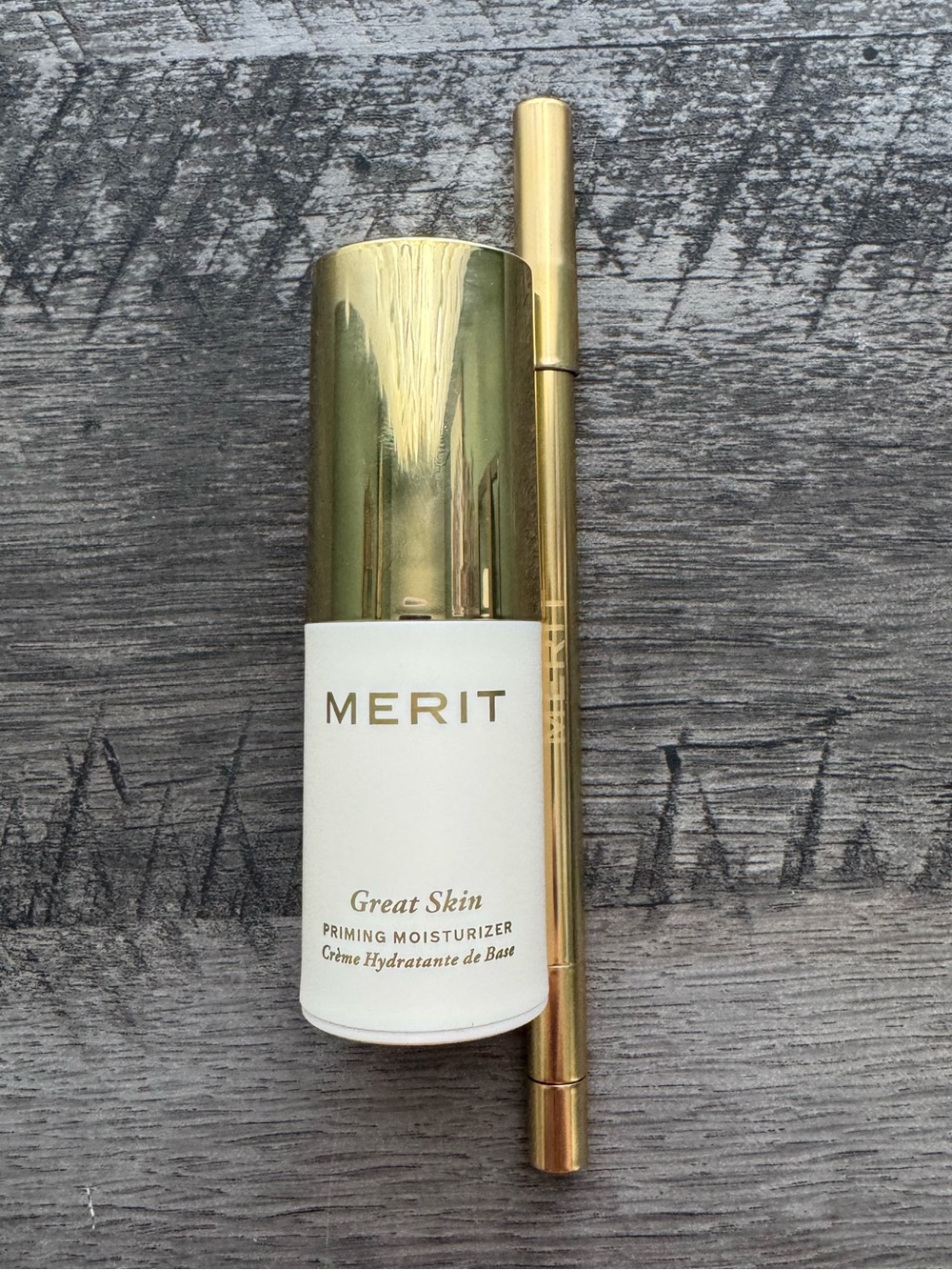 MERIT Great Skin Priming Moisturizer Mini + Sheer Lip Liner Bundle